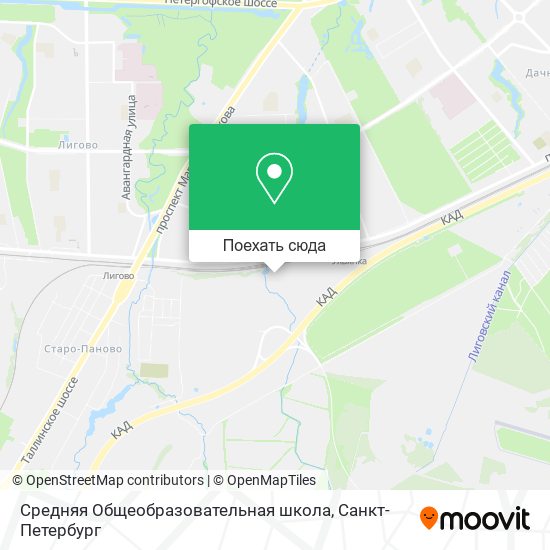 Карта Средняя Общеобразовательная школа