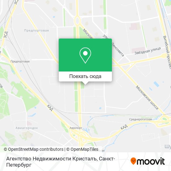 Карта Агентство Недвижимости Кристалъ