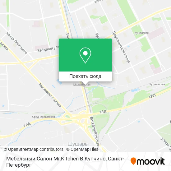 Карта Мебельный Салон Mr.Kitchen В Купчино