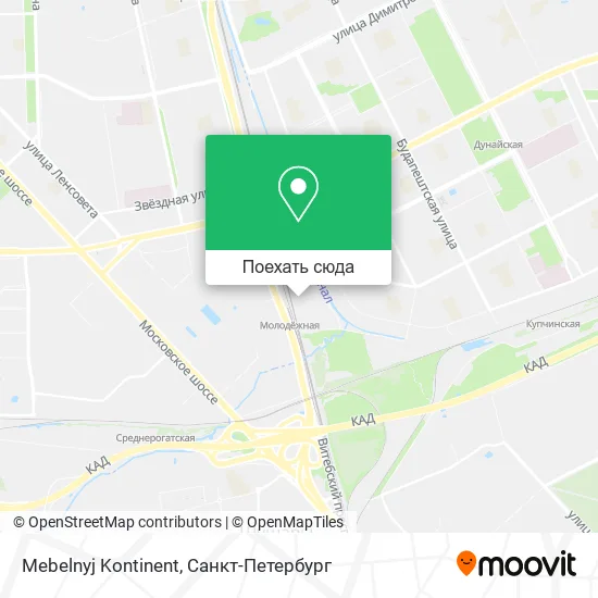 Карта Mebelnyj Kontinent