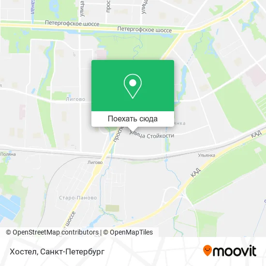 Карта Хостел