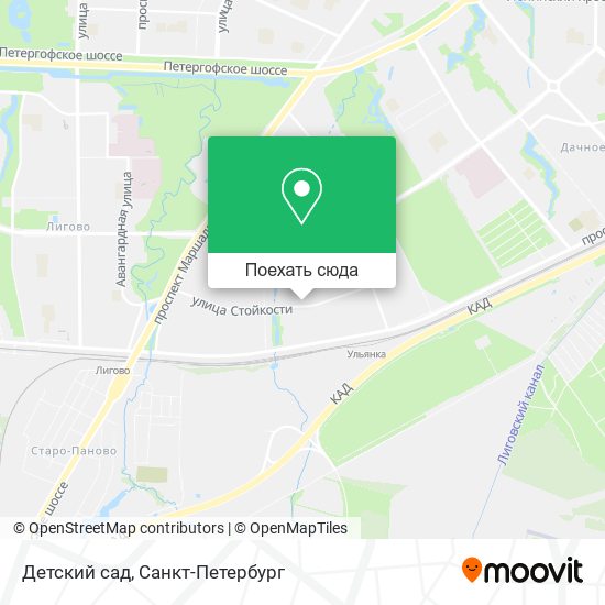 Карта Детский сад