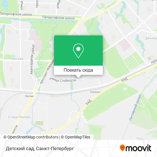 Карта Детский сад
