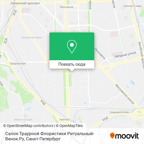 Карта Салон Траурной Флористики Ритуальный-Венок.Ру