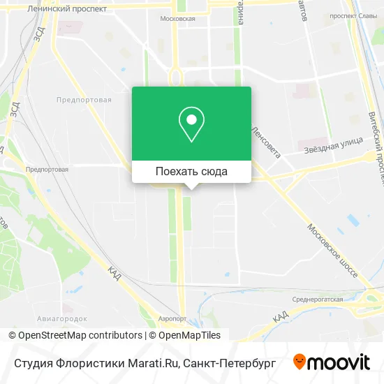 Карта Студия Флористики Marati.Ru