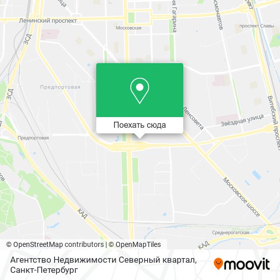 Карта Агентство Недвижимости Северный квартал