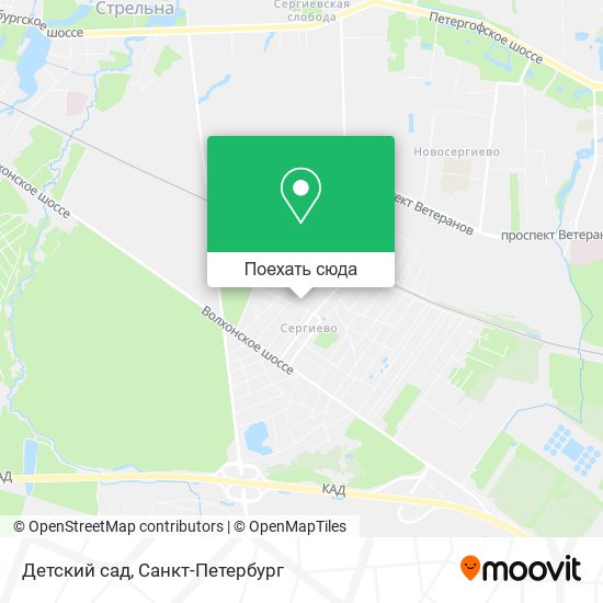 Карта Детский сад