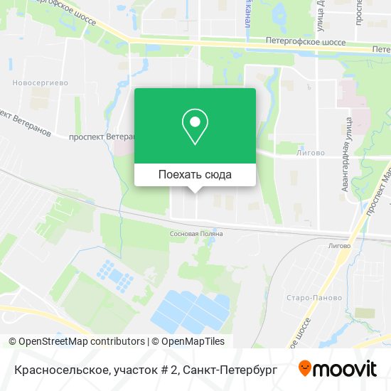 Карта Красносельское, участок # 2