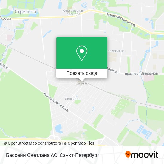 Карта Бассейн Светлана АО