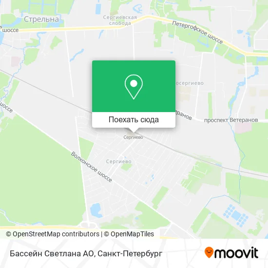 Карта Бассейн Светлана АО