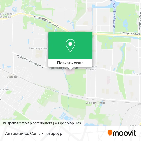 Карта Автомойка