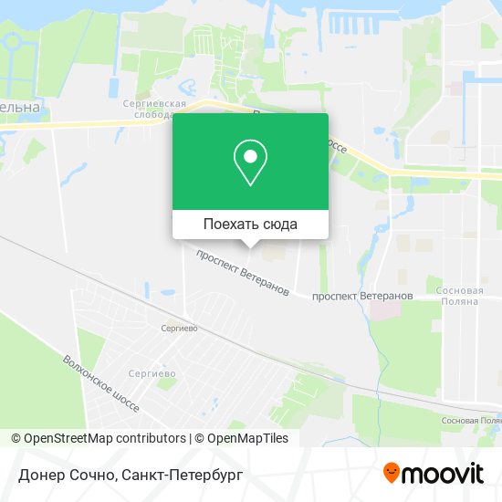Карта Донер Сочно
