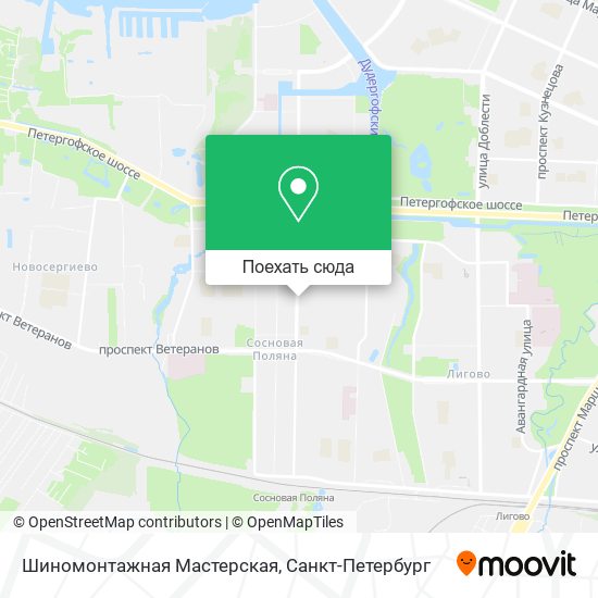 Карта Шиномонтажная Мастерская