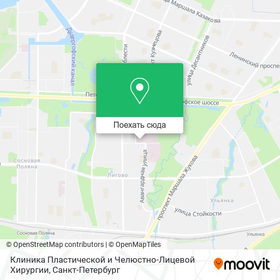 Карта Клиника Пластической и Челюстно-Лицевой Хирургии