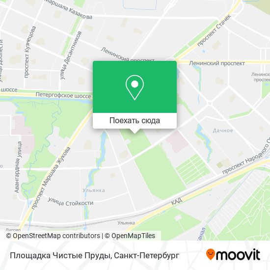 Карта Площадка Чистые Пруды