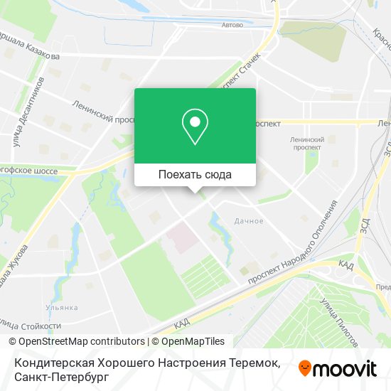 Карта Кондитерская Хорошего Настроения Теремок