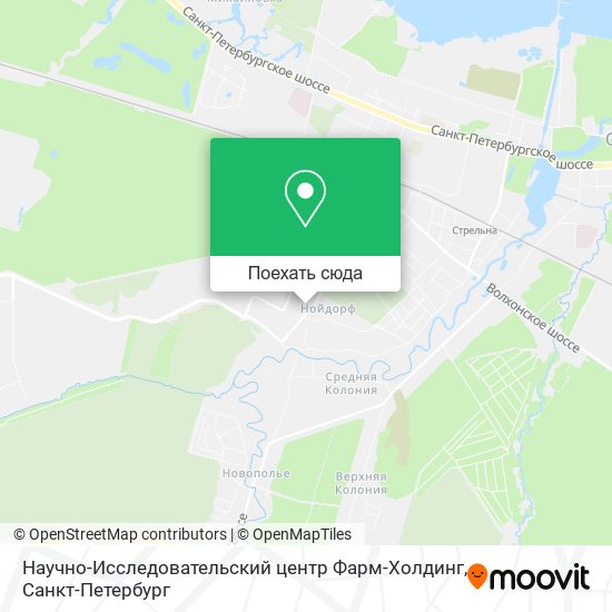 Карта Научно-Исследовательский центр Фарм-Холдинг