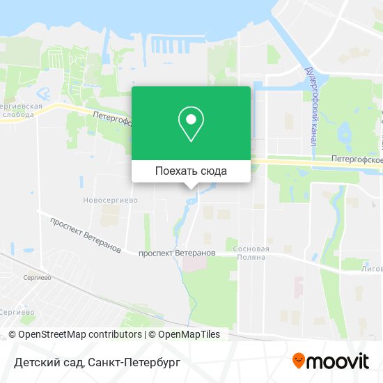 Карта Детский сад