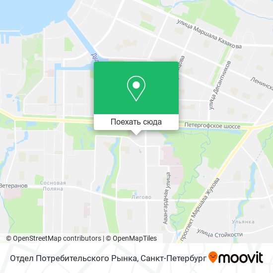 Карта Отдел Потребительского Рынка