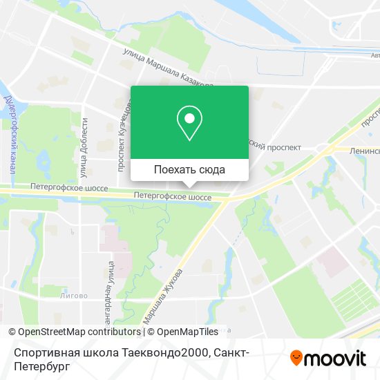 Карта Спортивная школа Таеквондо2000