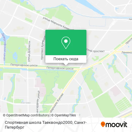 Карта Спортивная школа Таеквондо2000