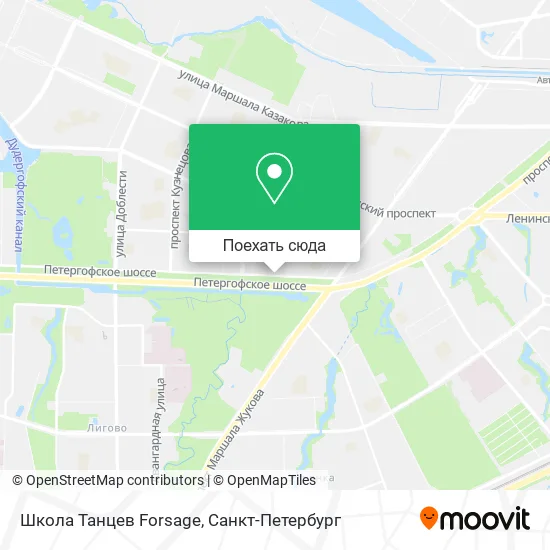 Карта Школа Танцев Forsage