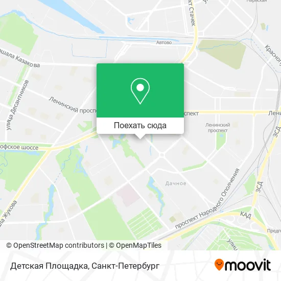 Карта Детская Площадка