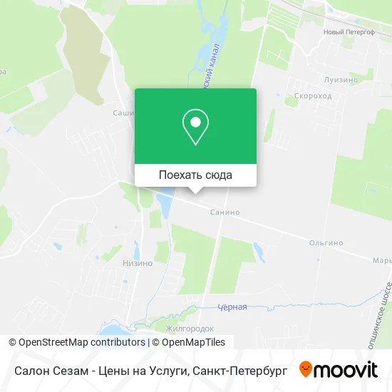 Карта Салон Сезам - Цены на Услуги