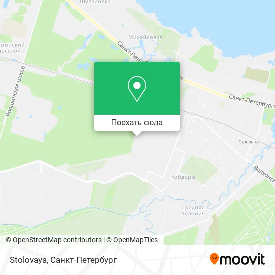 Карта Stolovaya