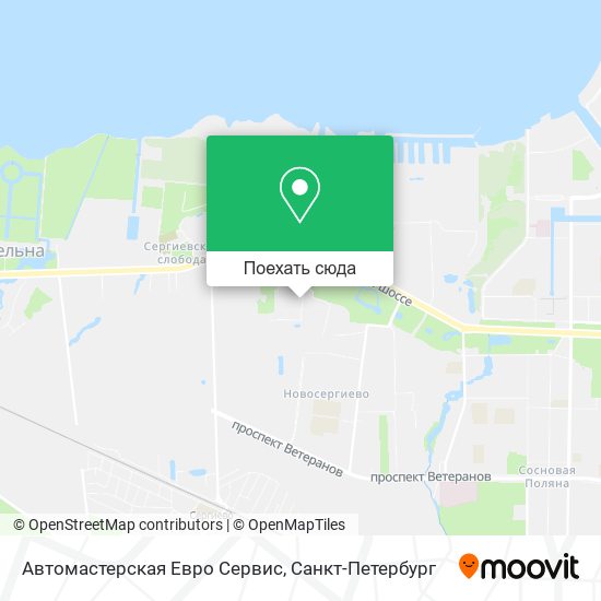 Карта Автомастерская Евро Сервис