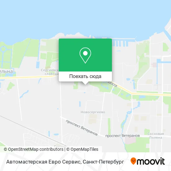 Карта Автомастерская Евро Сервис