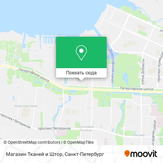 Карта Магазин Тканей и Штор