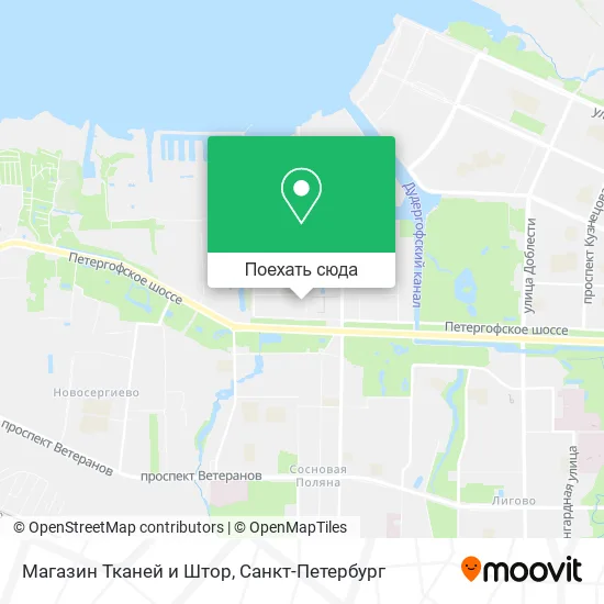 Карта Магазин Тканей и Штор