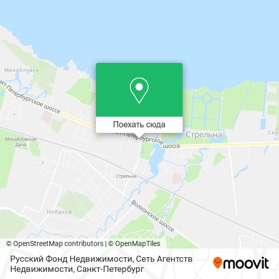 Карта Русский Фонд Недвижимости, Сеть Агентств Недвижимости