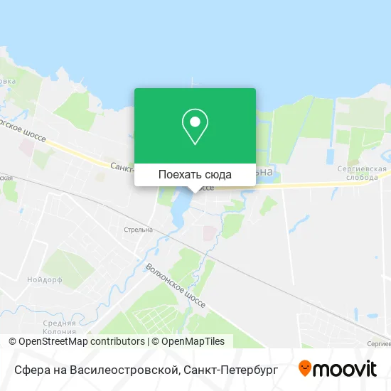 Карта Сфера на Василеостровской