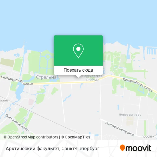 Карта Арктический факультет