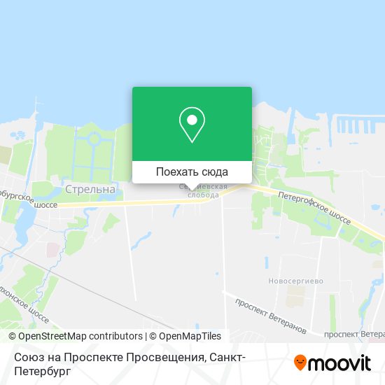 Карта Союз на Проспекте Просвещения