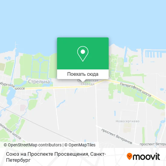 Карта Союз на Проспекте Просвещения