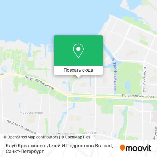 Карта Клуб Креативных Детей И Подростков Brainart