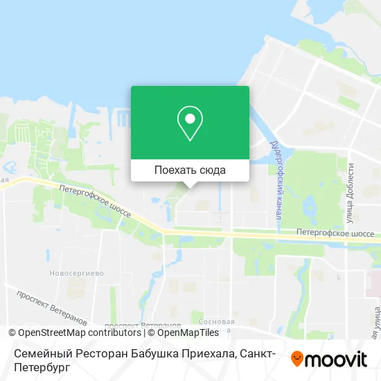 Карта Семейный Ресторан Бабушка Приехала