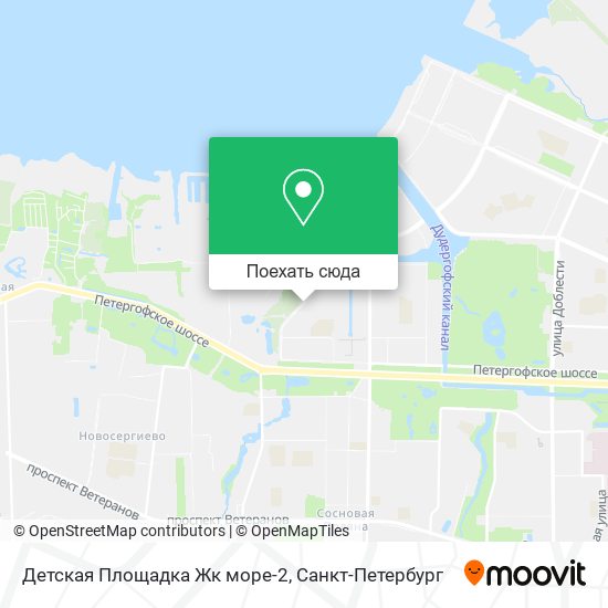 Карта Детская Площадка Жк море-2