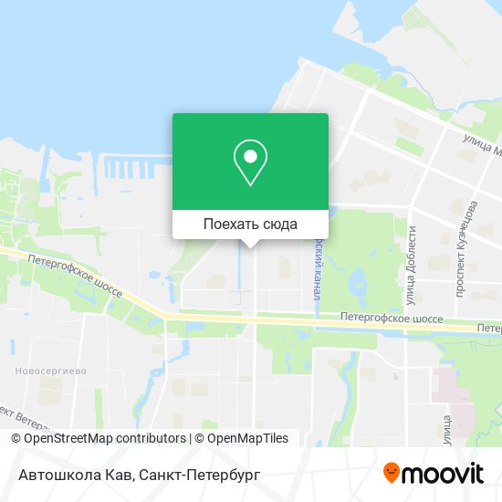 Карта Автошкола Кав