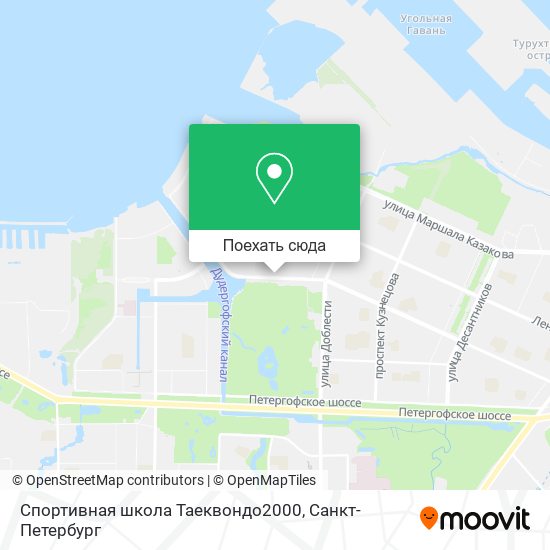 Карта Спортивная школа Таеквондо2000