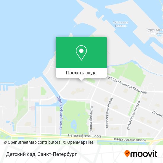 Карта Детский сад