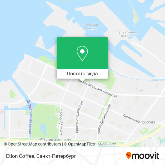 Карта Etlon Coffee