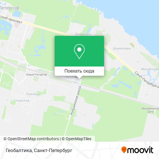 Карта Геобалтика