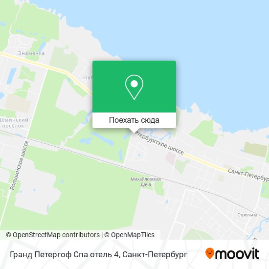 Карта Гранд Петергоф Спа отель 4