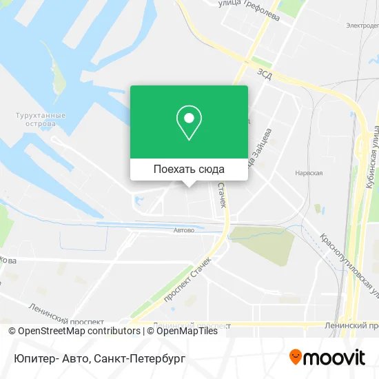 Карта Юпитер- Авто