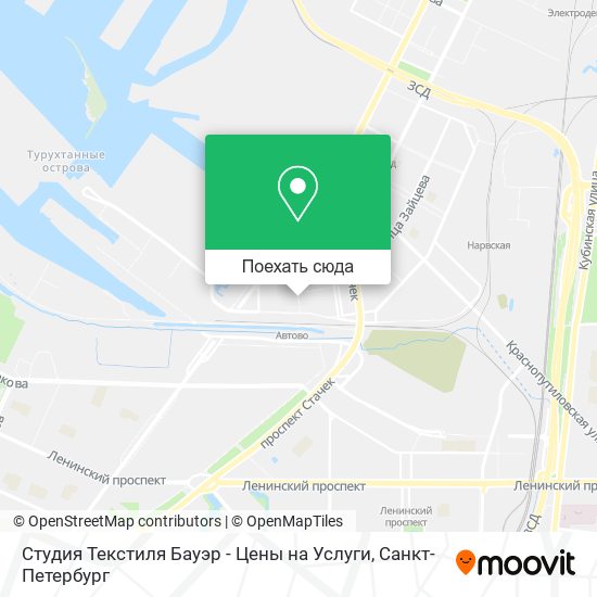 Карта Студия Текстиля Бауэр - Цены на Услуги