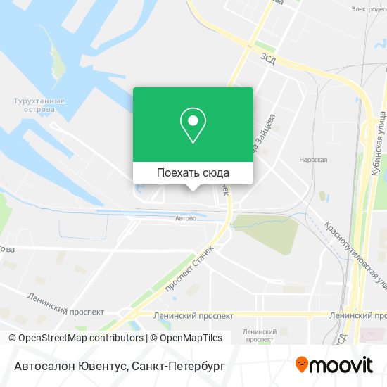 Карта Автосалон Ювентус
